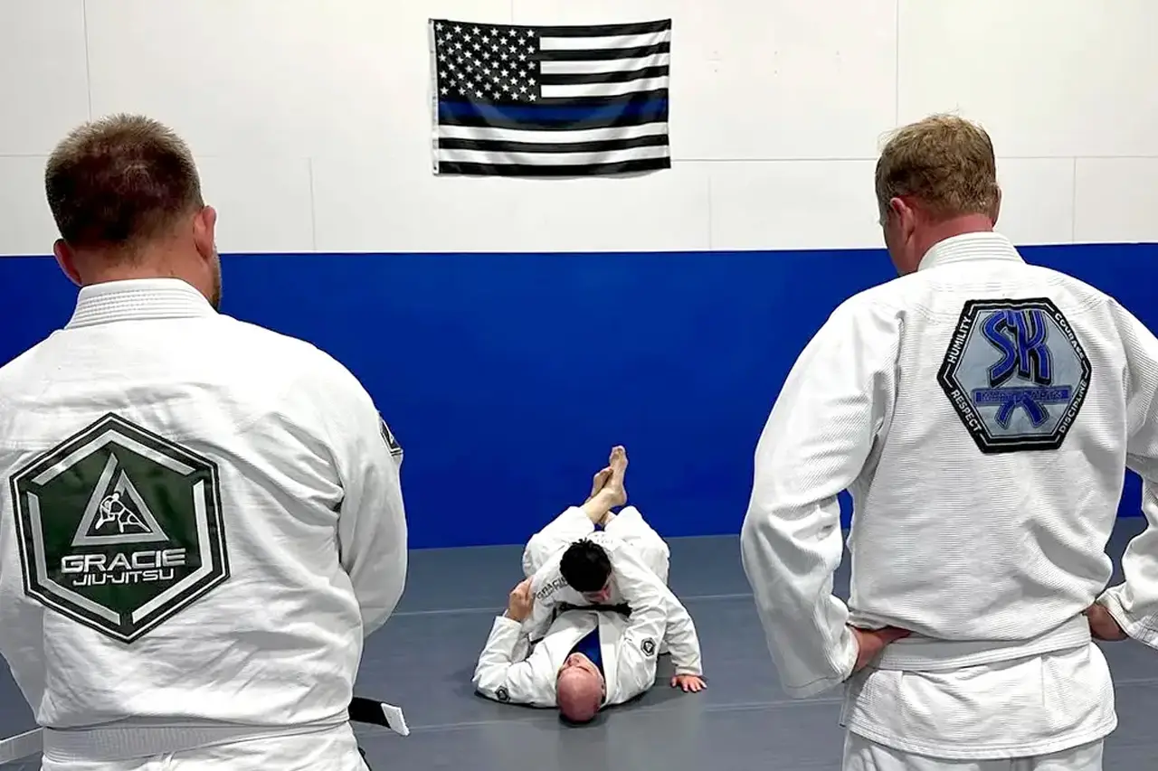 Gracie Jiu Jitsu training center in 777 Fitness Training Center